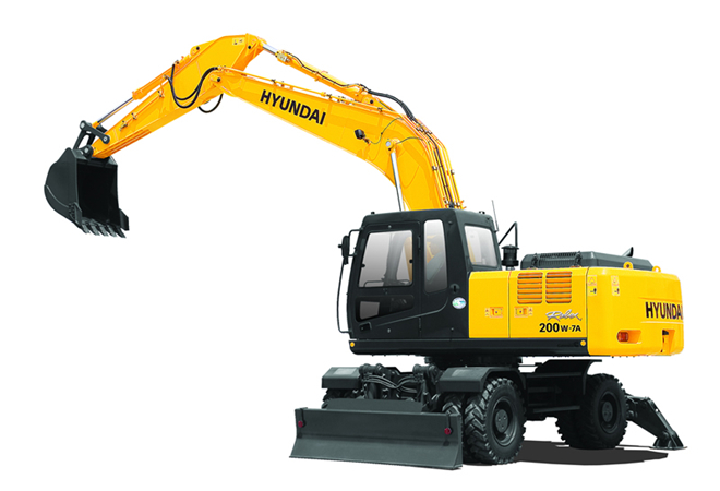 Hyundai R200W-7A Wheel Excavator Service Repair Manual