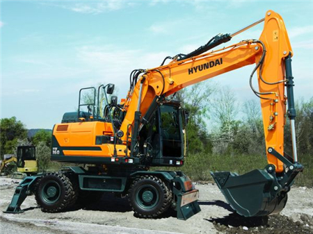 Hyundai HW160, HW180 Wheeled Excavator Service Repair Manual