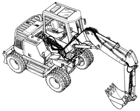 Liebherr A308 Hydraulic Excavator Operation & Maintenance Manual