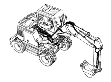 Liebherr A309 Litronic Hydraulic Excavator Operation & Maintenance Manual