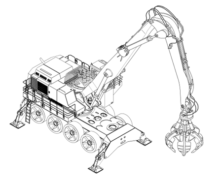 Liebherr A974B Litronic Hydraulic Excavator Operation & Maintenance Manual