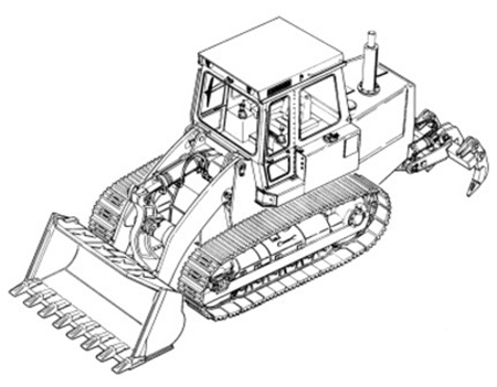 Liebherr LR624 Litronic Crawler Loader Operation & Maintenance Manual