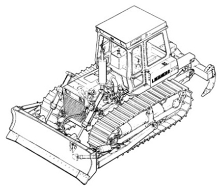 Liebherr PR711 Crawler Dozer Operation & Maintenance Manual
