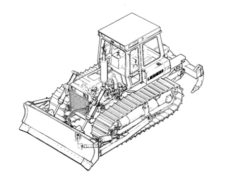 Liebherr PR721C Crawler Dozer Operation & Maintenance Manual