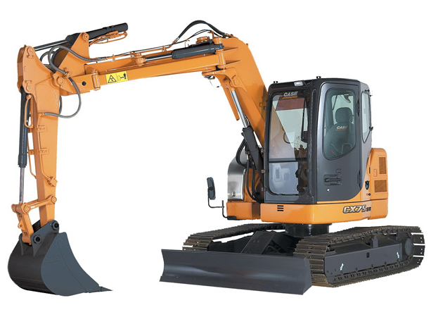 Case CX75SR, CX80 Crawler Excavators Service Repair Manual