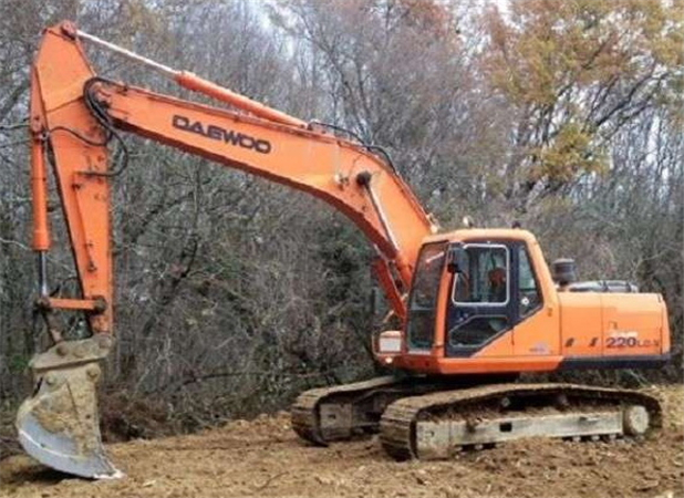 Daewoo Solar S220LC-V Tracked Excavator Operation & Maintenance Manual