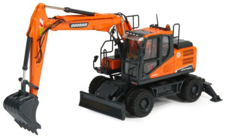 Doosan DX140W / DX160W Wheel Excavator Service Repair Manual