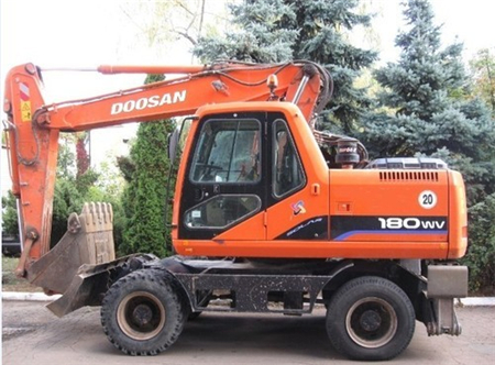 Daewoo Doosan Solar 180W-V Wheel Excavator Service Repair Manual