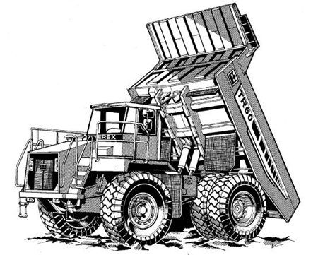 Terex TR60 Off-Highway Truck Service Repair Manual