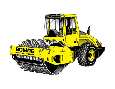 Bomag Single drum roller BW 211 D-3 / BW 211 PD-3 Operation & Maintenance Manual