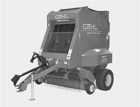 Gehl 80 Series Variable Chamber Round Balers Parts Manual