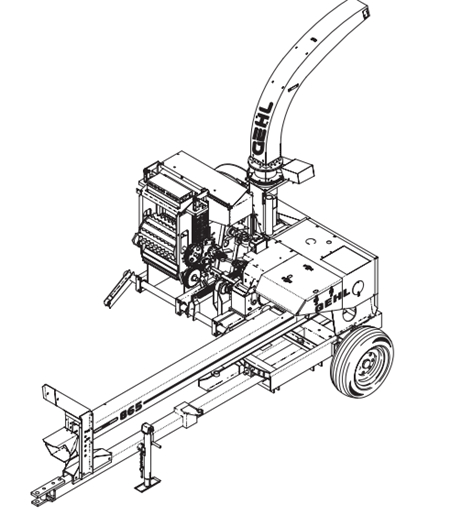 GEHL 860/865 Forage Harvesters Parts Manual