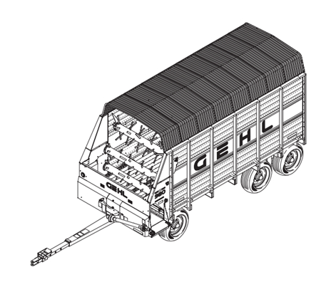 Gehl 980 Forage Box Parts Manual