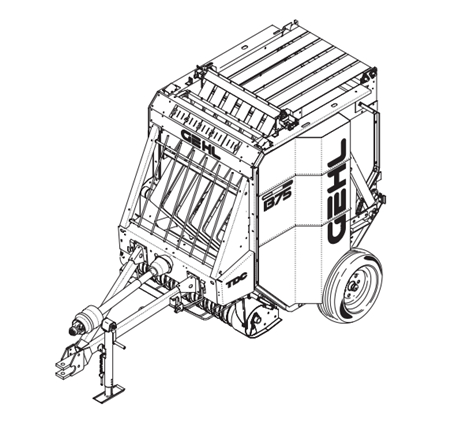 Gehl 1375 Variable Chamber Round Baler Parts Manual