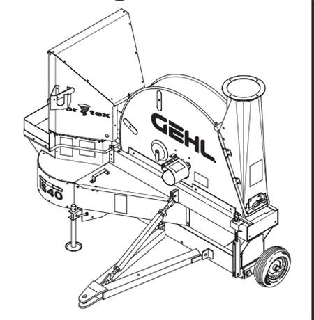Gehl 1540/1580 Forage Blowers Parts Manual