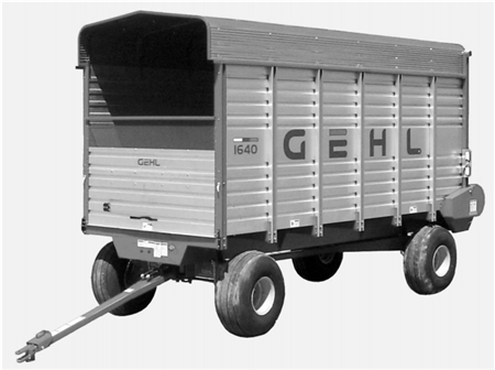 Gehl 1640 Forage Box Parts Manual