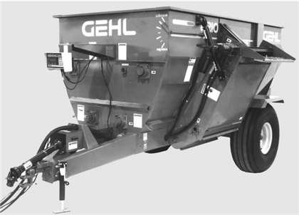 Gehl 8210 Mixer Feeder Parts Manual