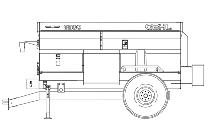 Gehl 8435/8500 Mixer Feeders (Includes Truck Mounted) Parts Manual