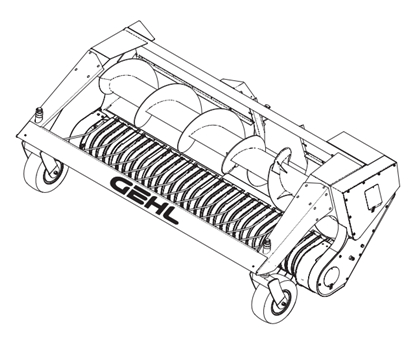 Gehl HA1240 Hay Attachment Parts Manual