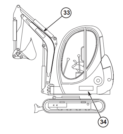 Gehl 153 Compact Excavator Parts Manual