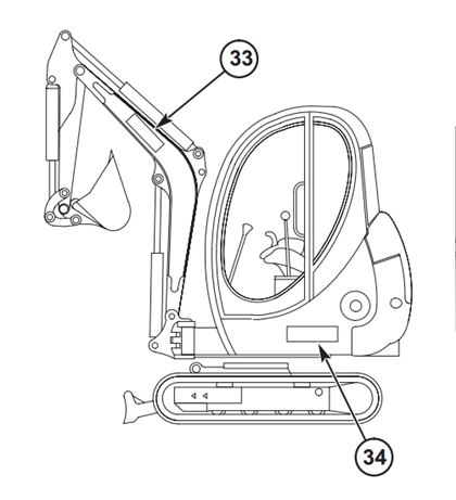 Gehl 193, 223 Compact Excavators Parts Manual