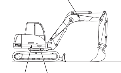 Gehl 253 Compact Excavator Parts Manual