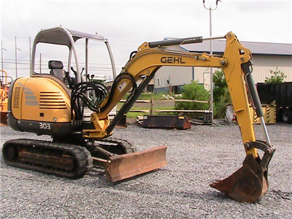 Gehl 303 Compact Excavator Parts Manual