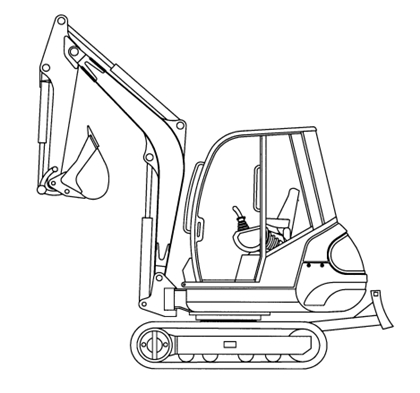 Gehl 342, 362 Mini-excavator Parts Manual