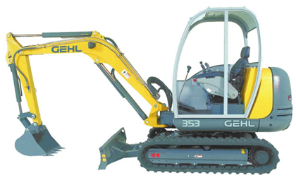 GEHL 353/373 Compact Excavators Parts Manual