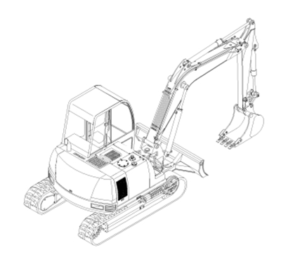 Gehl 802 Mini-excavator Parts Manual