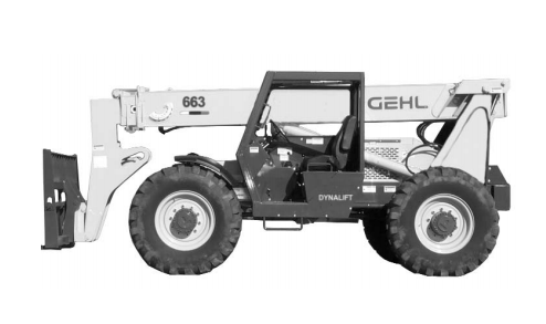 Gehl 663 Telescopic Handler Parts Manual