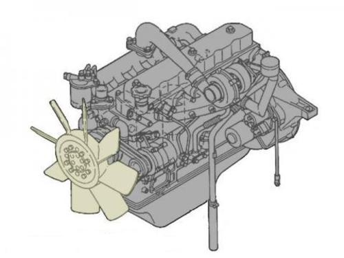 Mitsubishi 4G63-32HL, 4G64-33HL Diesel Engine Service Repair Manual