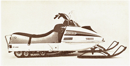 Yamaha GP433F, TL433F Snowmobile Service Repair Manual