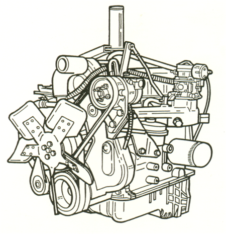 Ford LRG-423 2.3 Litre Industrial Engine Service Repair Manual