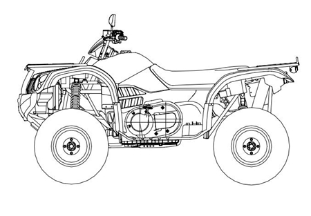 CFMOTO CF500 / CF500-A ATV Service Repair Manual