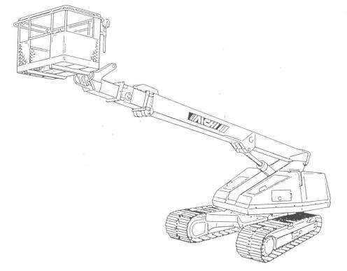 Aichi SR181 Crawler Type Aerial Platform Service Repair Manual