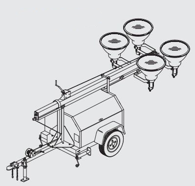 Terex RL4000D2 Light Tower Parts Manual