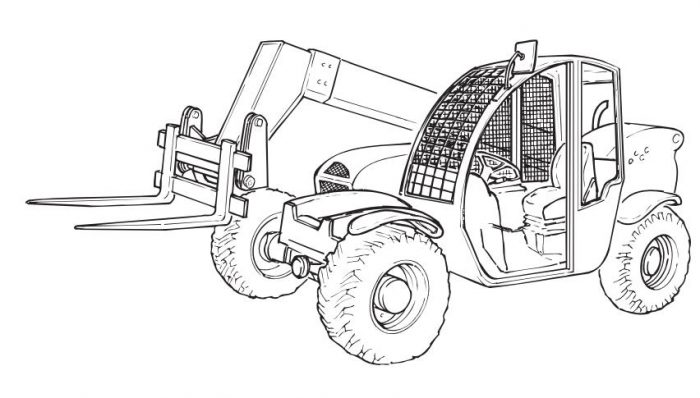 TerexLift TX66-22 Telehandler Parts Manual