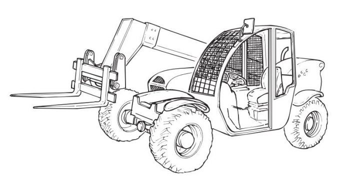 TerexLift TX55-19 Telehandler Parts Manual