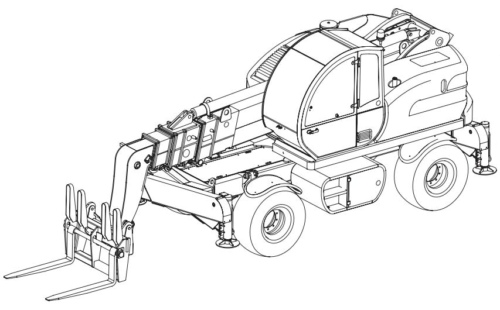 TerexLift Gyro 4020 Telehandler Parts Manual