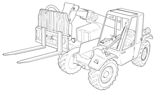 Terex TX51-19MD Telehandler Parts Manual (From serial No. 657769)