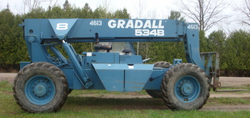 GRADALL 534B-6, 534B-8 Telehandlers Illustrated Parts Manual (P/N – 9020-7316)