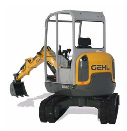 Gehl 283Z Compact Excavator Operator’s Manual