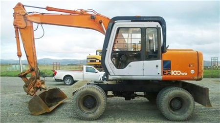 Hitachi EX100WD Wheeled Excavator Parts Catalog