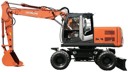Hitachi ZAXIS 210W Wheeled Excavator Service Repair Manual + Circuit Diagram