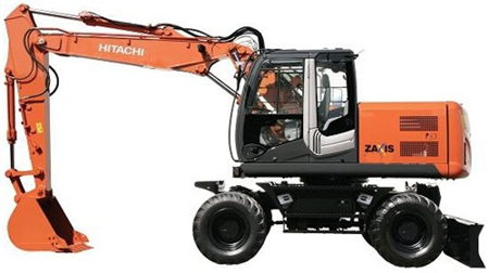 Hitachi ZAXIS 210W Wheeled Excavator Parts Catalog