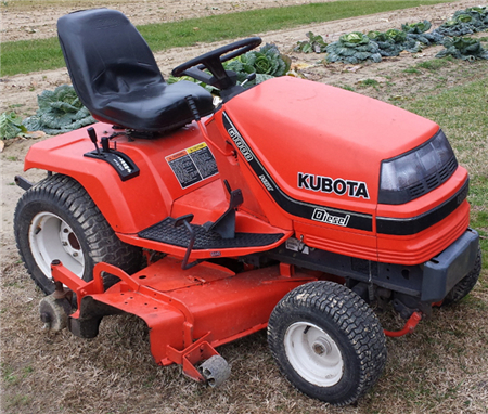 Kubota G1800 Riding Lawn Mower Parts Manual