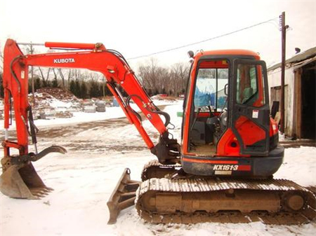 Kubota KX161-3 Midi Excavator Parts Manual