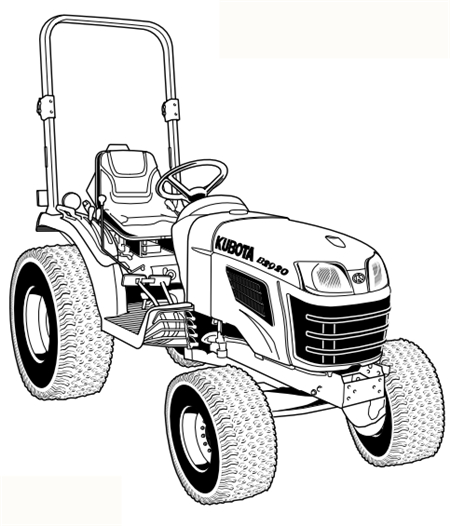 Kubota B2320, B2620, B2920, B2320NARROW Tractor Operator’s Manual