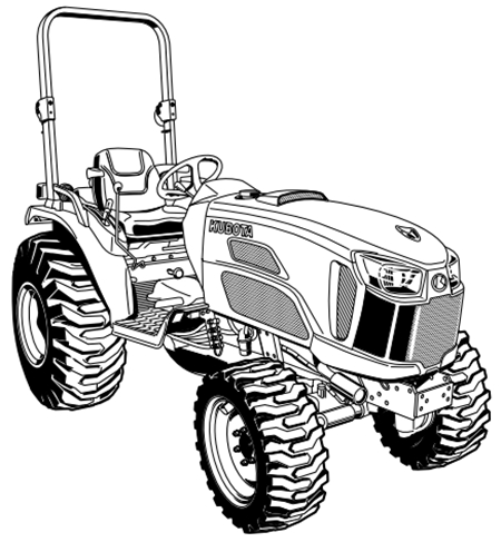 Kubota B2650, B3350, B3350SU Tractor Operator’s Manual